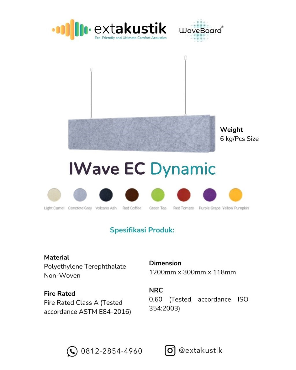 WAVEBOARD IWAVE EC DYNAMIC (EXTAKUSTIK) WAVEBOARD IWAVE EC DYNAMIC (EXTAKUSTIK)